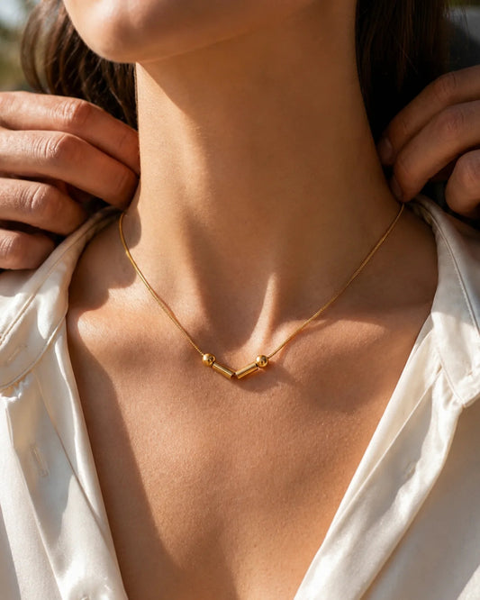 Morse Code Necklace